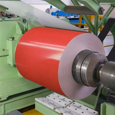 Bobine d'acier enduite de zinc-aluminium-magnésium à revêtement de couleur prépeint /tôle de toiture ondulée